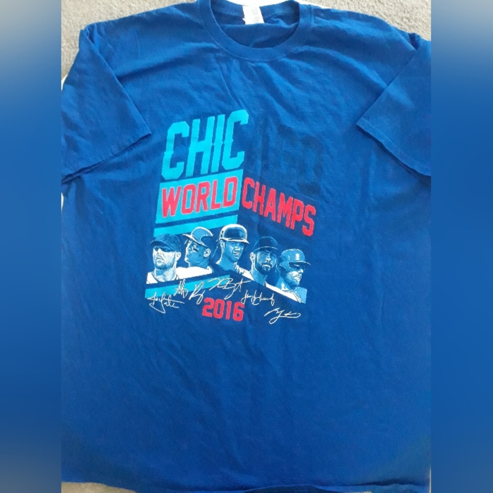 MLB world series Chicago champ shirt 2016